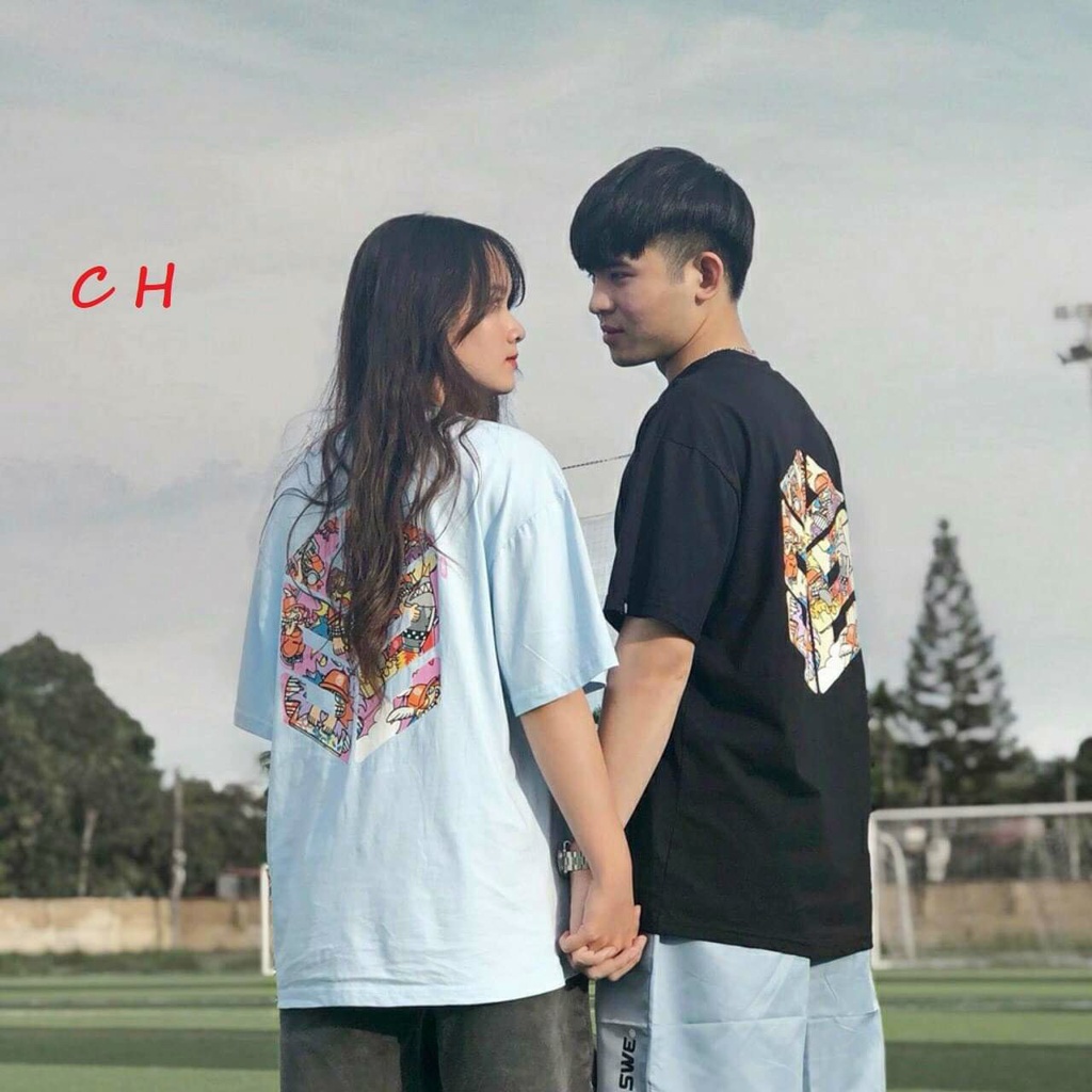 Áo thun tay lỡ S9 SWE phong cách unisex cho cả nam nữ, vải cotton 100% co dãn 4 chiều