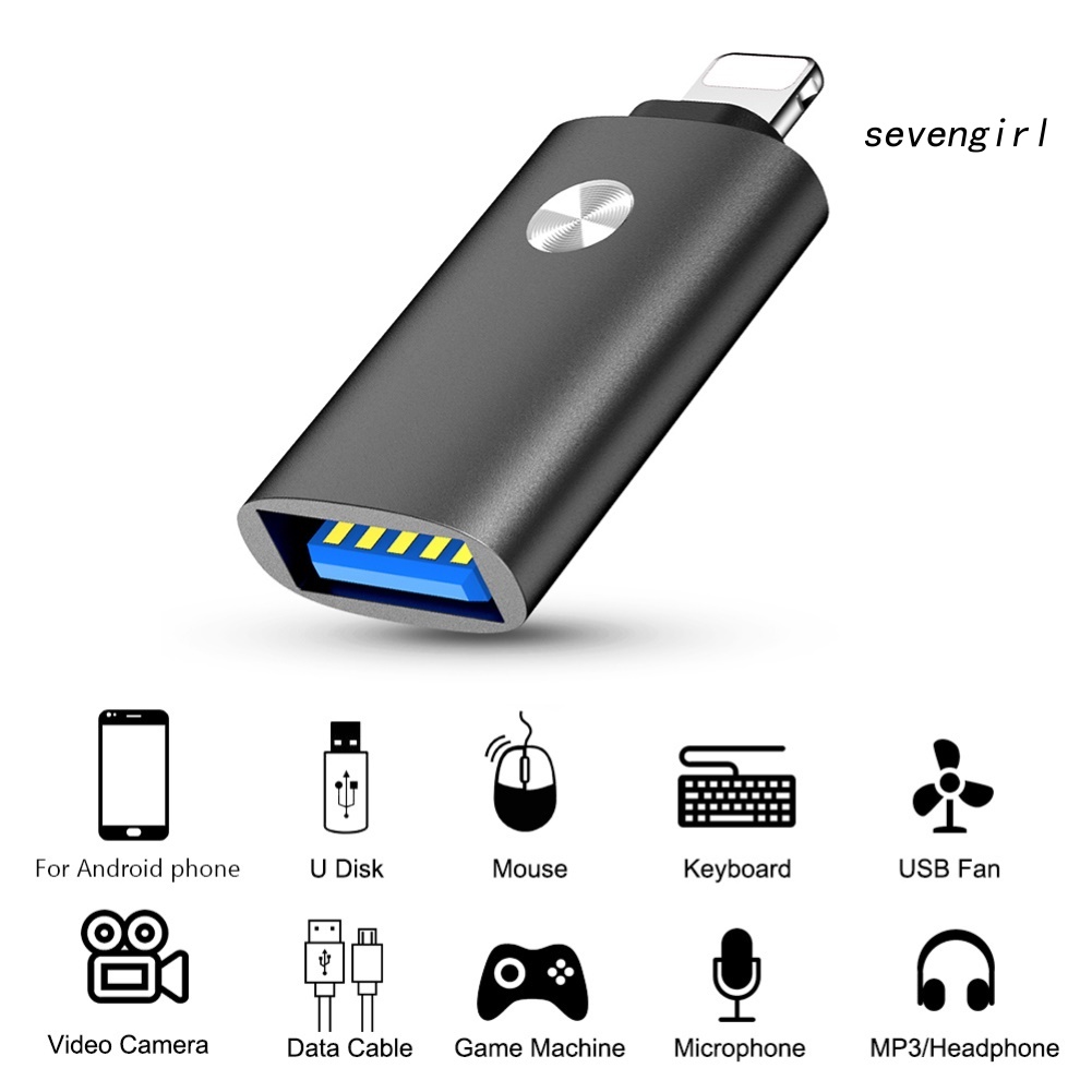 Đầu Chuyển Đổi Từ Cổng Usb 3.0 Sang 8pin Tốc Độ Cao Cho Ios 13