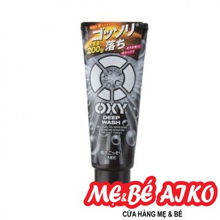 Sữa rửa mặt Oxy than củi Deep Wash hàng Nội địa Nhật Bản 130g/200g dành cho nam