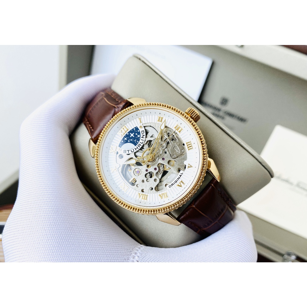 Đồng hồ nam dây da STUHRLING MEN WATCH M13838 AUTOAMTIC