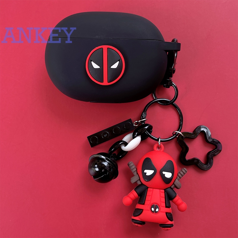 Cover for Beats Fit Pro / Beats Studio Buds Case Vỏ Bảo Vệ Hộp Sạc Tai Nghe Kèm Móc Khóa Họa Tiết Hoạt Hình TWS