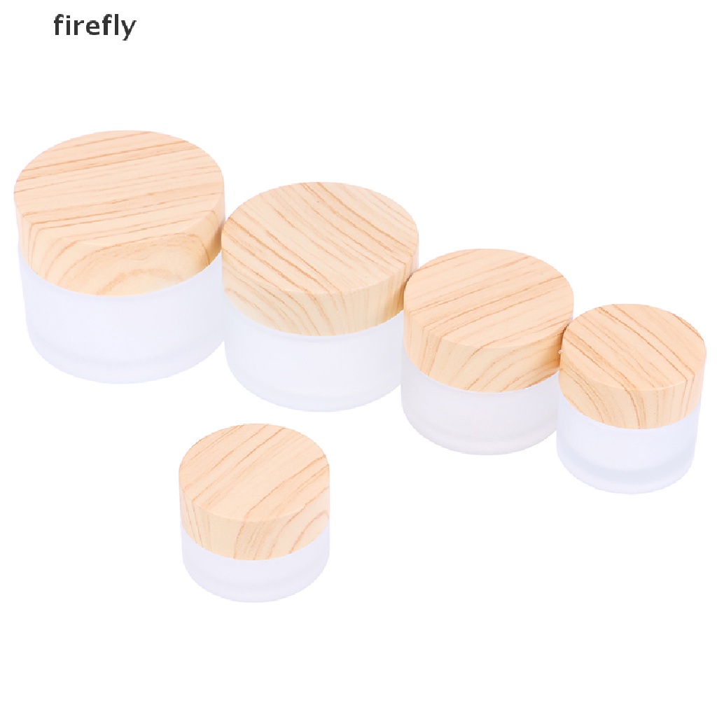 [Hàng mới về] Lọ thủy tinh mờ đựng kem trang điểm rỗng 5g 10g 15g 30g 50g