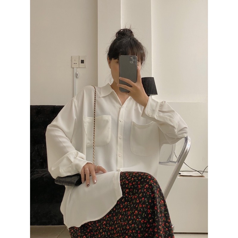 Solid shirt - Áo sơ mi basic trơn - Somalyng.studio | BigBuy360 - bigbuy360.vn