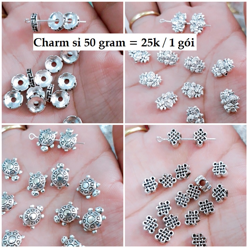 Charm mới về giá sỉ : 50 gram = 25k / 1 gói