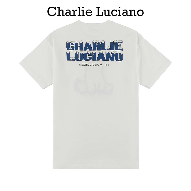Áo Thun Ngắn Tay Dáng Rộng In Hình Gấu Bắc Cực charlie luciano Thời Trang Mùa Hè