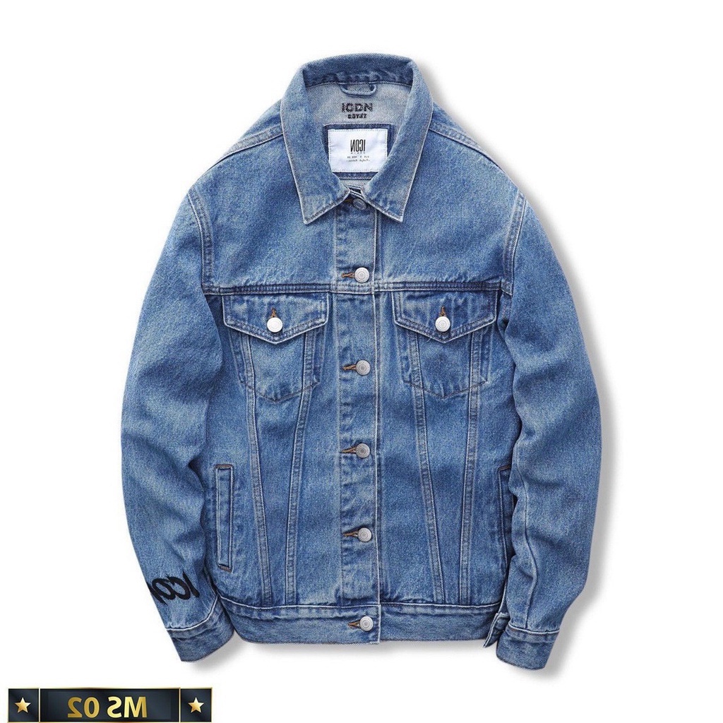 [HOT TREND] ÁO KHOÁC KAKI JEAN NAM ĐẸP CÓ TÚI TRƯỚC  THỜI TRANG MỚI NHẤT 2022 KN02