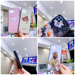 Ốp lưng Oppo A93 vân kim cương viền dẻo hình dễ thương