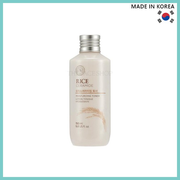 (Hàng Mới Về) Toner Chiết Xuất Gạo Và Ceramide Dưỡng Ẩm Da The Face Shop 150ml