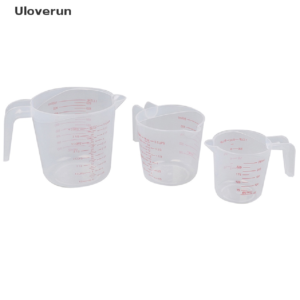 Uloverun Bình Nước Nhựa Dung Tích Lớn 250 / 500 / 1000ml Chất Lượng Cao