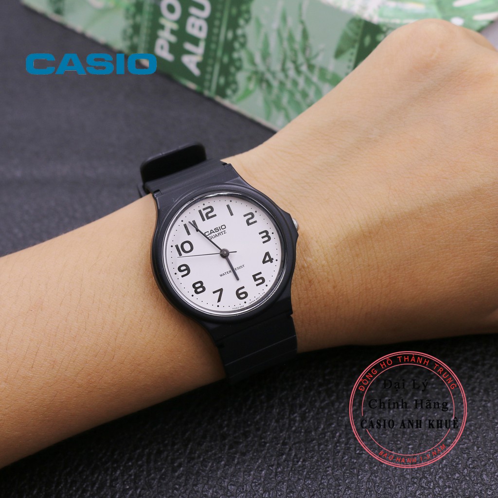 [Mã FARSBR243 giảm 15% đơn 249K] Đồng hồ Unisex Casio MQ-24-7B2LDF dây nhựa