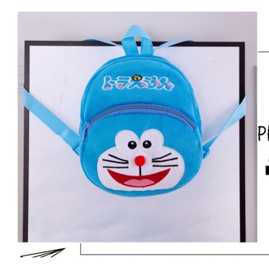 Balo bông cho bé đi nhà trẻ in hình hoạt hình