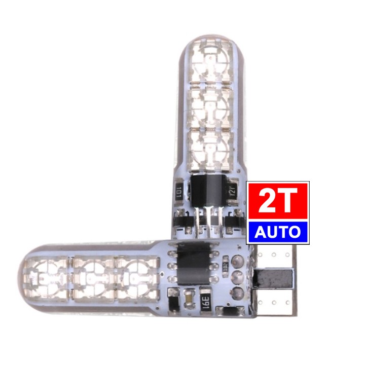 Bộ 2 đèn led T10 điều chỉnh được màu sắc ánh sáng cao cấp:   SKU:213