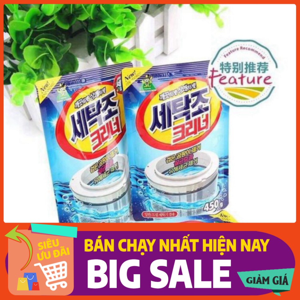 [XẢ KHO] 💥[GIÁ SIÊU RẺ]💥BỘT TẨY LỒNG MÁY GIẶT HÀN QUỐC + TẨY TRẮNG MỌI VẾT Ố VẾT BẨN , CẶN BẨN 💥SIÊU HOT💥