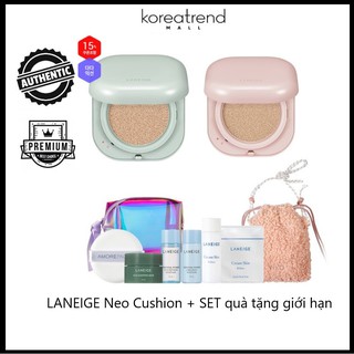 Phấn Nước Mới 2020 LANEIGE NEO CUSHION GLOW SPF50+PA+++ VÀ MATTE SPF42PA++