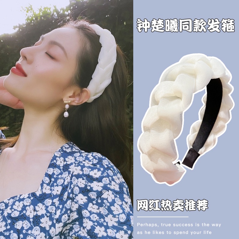 Băng Đô Bản Rộng Thắt Nút Xoắn Siêu Đẹp Thiết Kế Mới