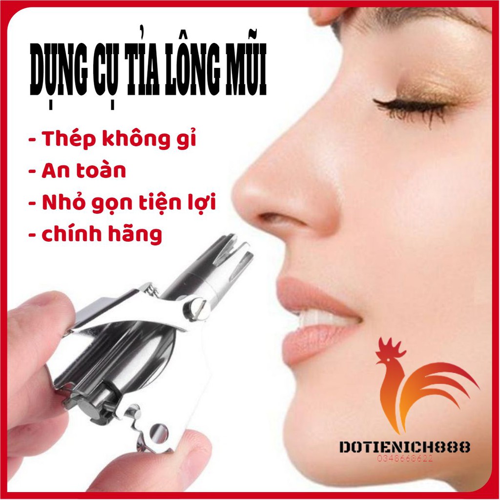 Dụng Cụ Cắt Tỉa Lông Mũi Bằng Tay Cao Cấp Kemei ES-108