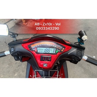 Trọn bộ bợ cổ ab 2013-2015 - chế đồng hồ zx10r