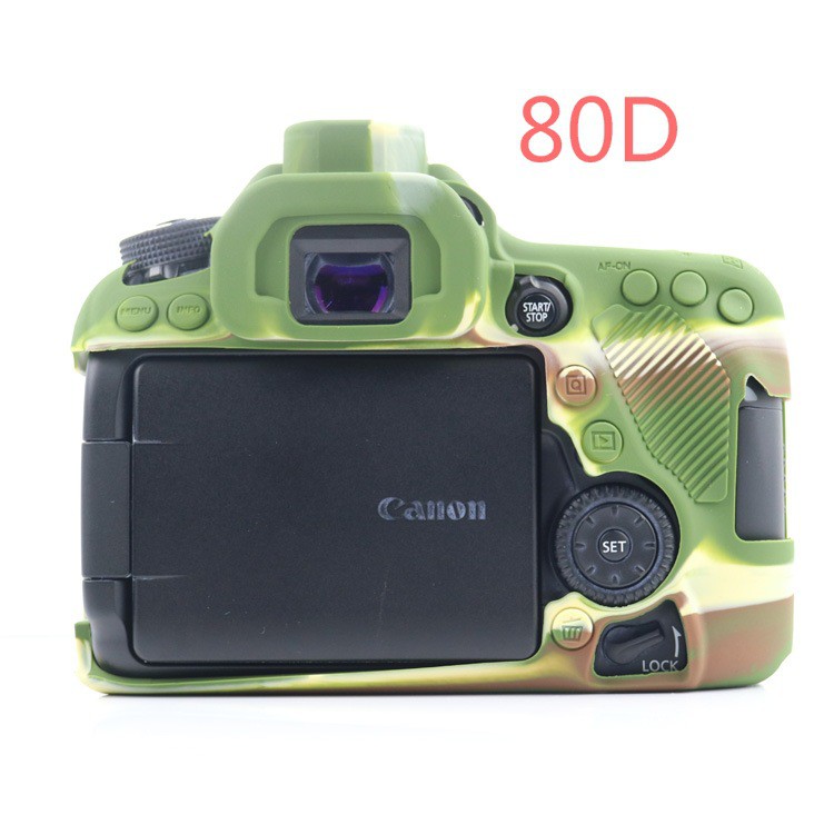 [Mã ELHACE giảm 4% đơn 300K] Vỏ cao su cho máy Canon 80D.