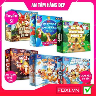 [FREESHIP SỐC GIÁ] Boardgame-Đi tìm kho báu mini Foxi-Đồ chơi trẻ em thông minh sáng tạo-phát triển IQ cao