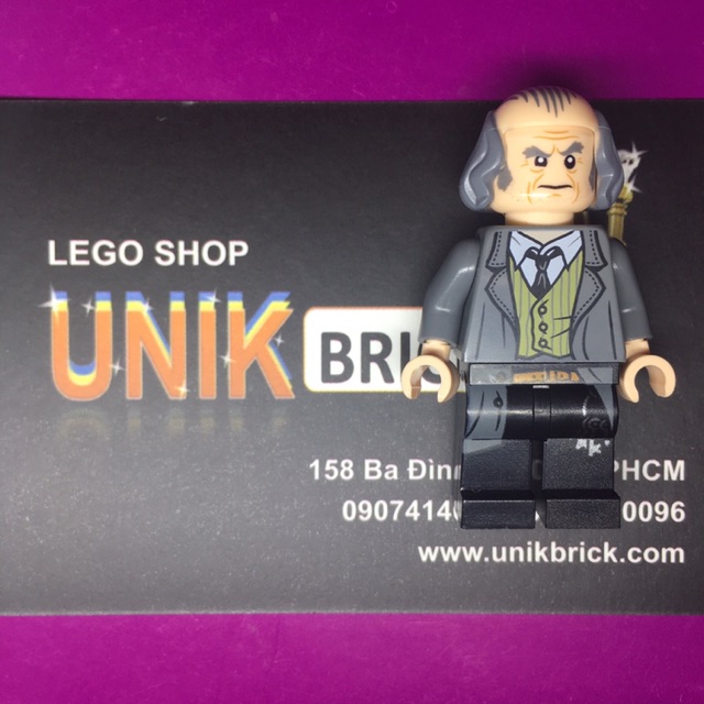 Lego UNIK BRICK Argus Filch trong Harry Potter - Cậu bé phù thuỷ chính hãng (như hình)