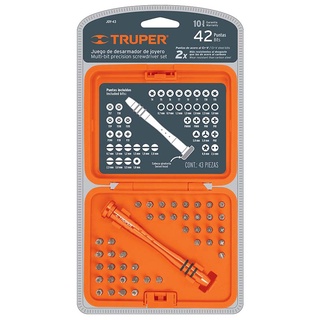 Bộ tuốc nơ vít 43 món truper joy-43 - 14163