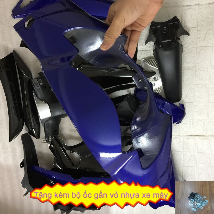 Bộ dàn áo xe máy FUTURE NEO  màu Xanh Tím Than nhựa ABS cao cấp
