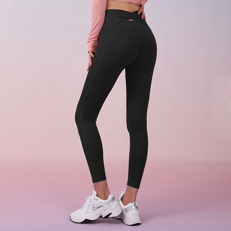 Quần Legging Thể Thao Lưng Thun Co Giãn Tốt Thích Hợp Chạy Bộ / Tập YOGA Cho Nữ