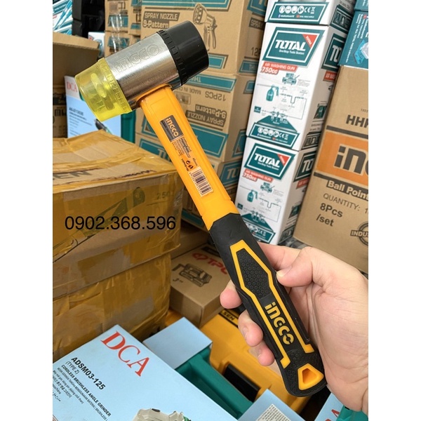 Búa đầu nhựa và đầu cao su INGCO HRPH8140