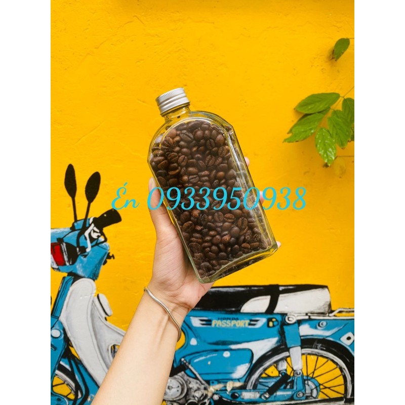 Cà phê Robusta rang bơ Pháp, nguyên hạt túi 500gr