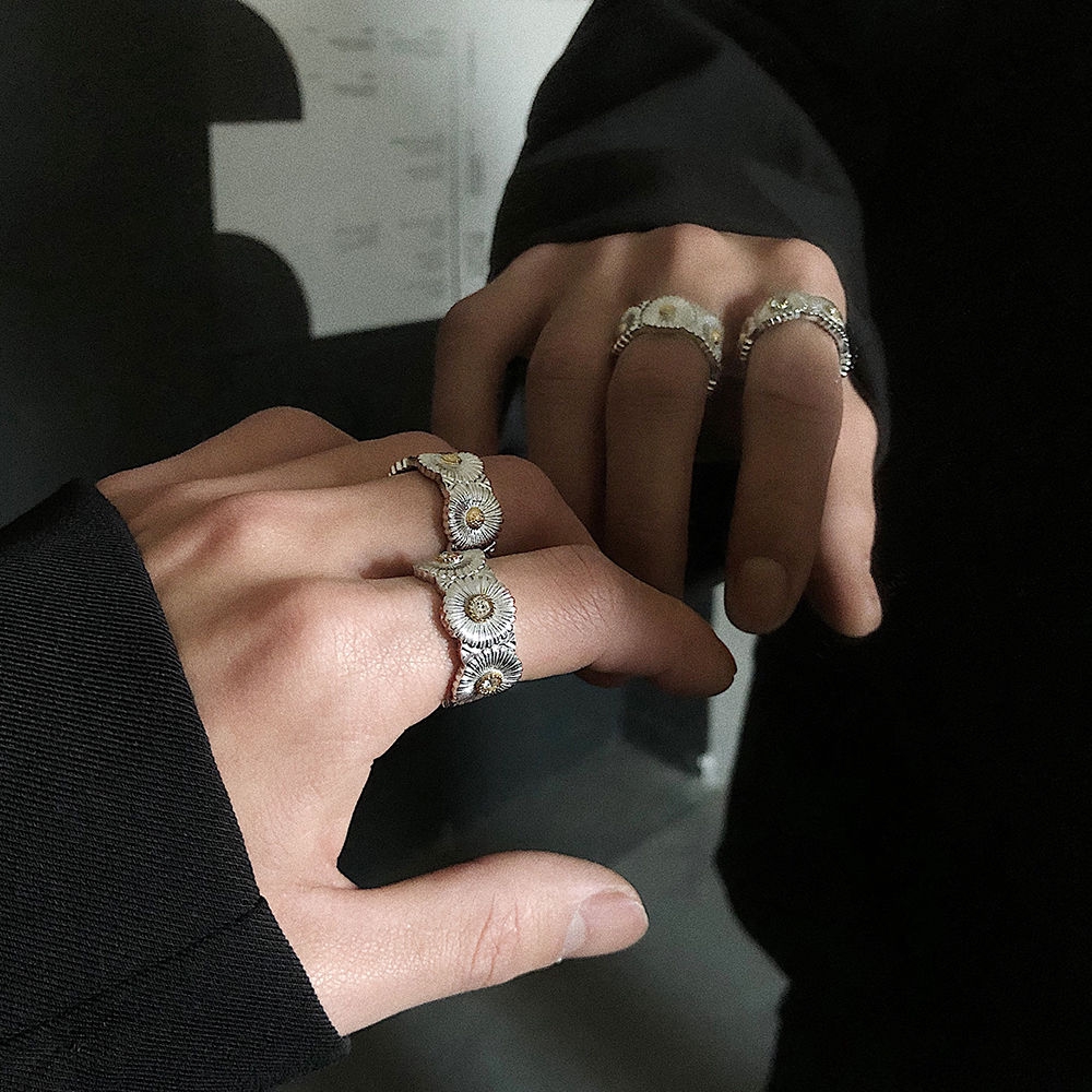 Nhẫn Hở Hình Hoa Cúc