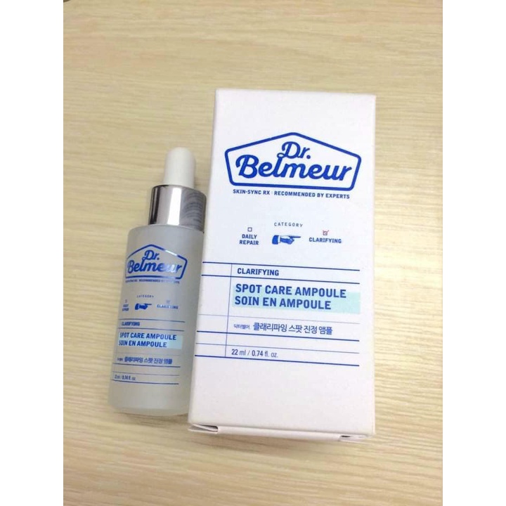 SERUM DƯỠNG CHO DA MỤN DR.BELMEUR CLARIFYING SPOT CALMING AMPOULE 22ML CHÍNH HÃNG - 11046