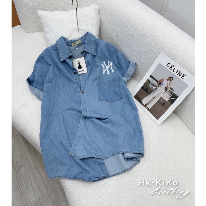 Áo sơ mi bò giả NY