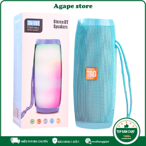 Loa nghe nhạc bluetooth không dây mini cầm tay Cl-157 có đèn led theo nhạc cực đẹp - BẢO HÀNH 1 ĐỔI 1
