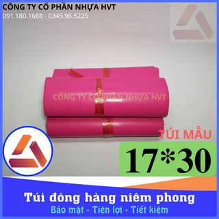 [RẺ VÔ CỰC] Dùng thử 1 Túi Đóng Hàng Tự Dính-Siêu Bền, Dai, Chống Thấm  [17*30 Hồng]