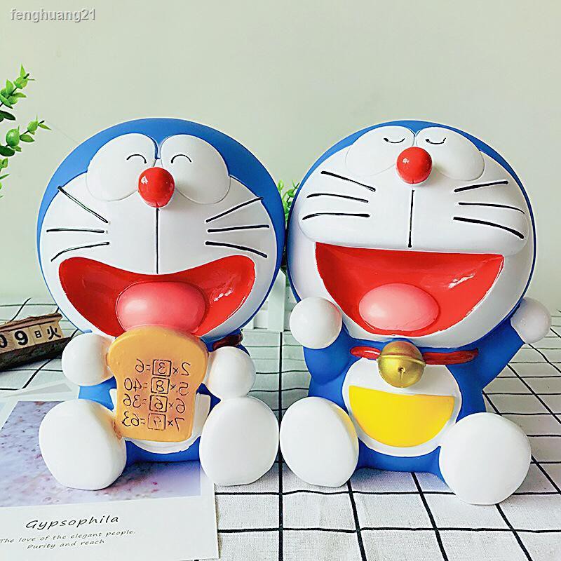 Ống Heo Tiết Kiệm Tiền Hình Mèo Máy Doraemon Đáng Yêu Sáng Tạo