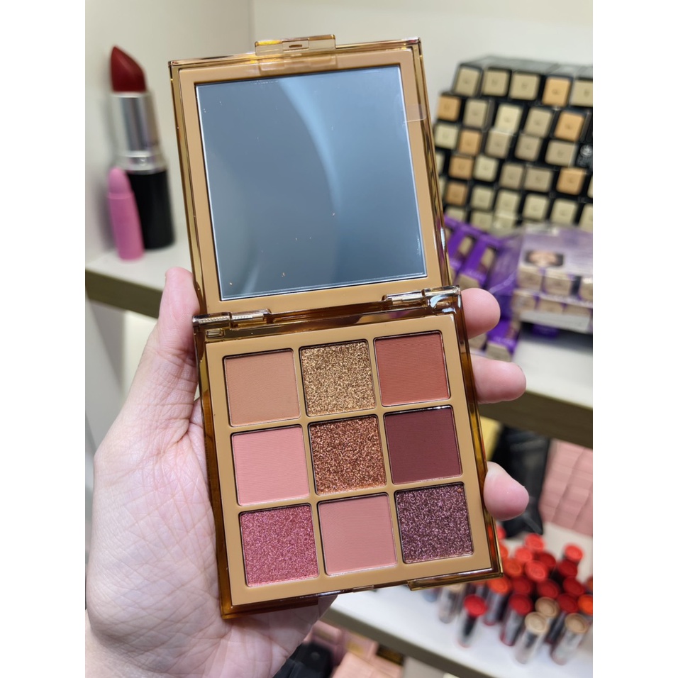 BẢNG MẮT 9 Ô HUDA BEAUTY NUDE LIGHT – MEDIUM EYE SHADOW PALETTE