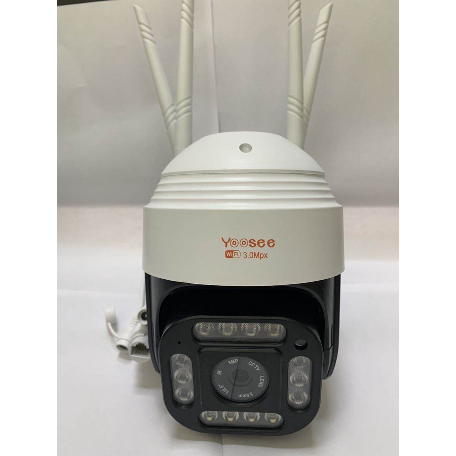Camera wifi Camera yoosee Ptz 4 râu 14 LED ngoài trời Xoay 360 độ 5.0Mpx Full HD Siêu sắc nét - XEM ĐÊM CÓ MÀU BH 5 NĂM