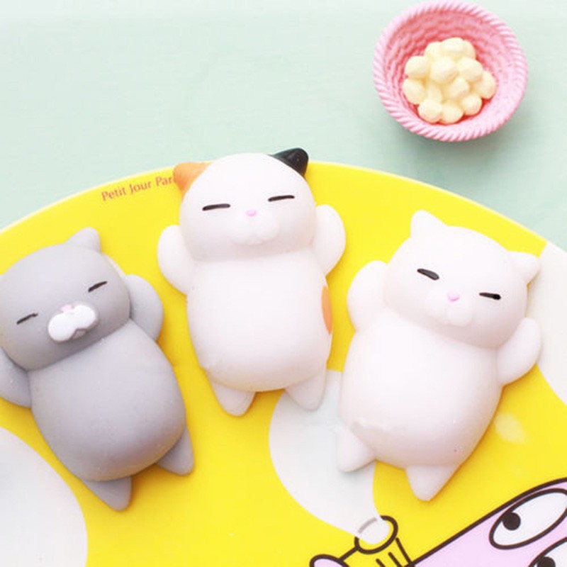 Mochi Cute Animals Lazy Sleeping Cat Squishy Toys Phone Straps DIY toy |shopsquishydep