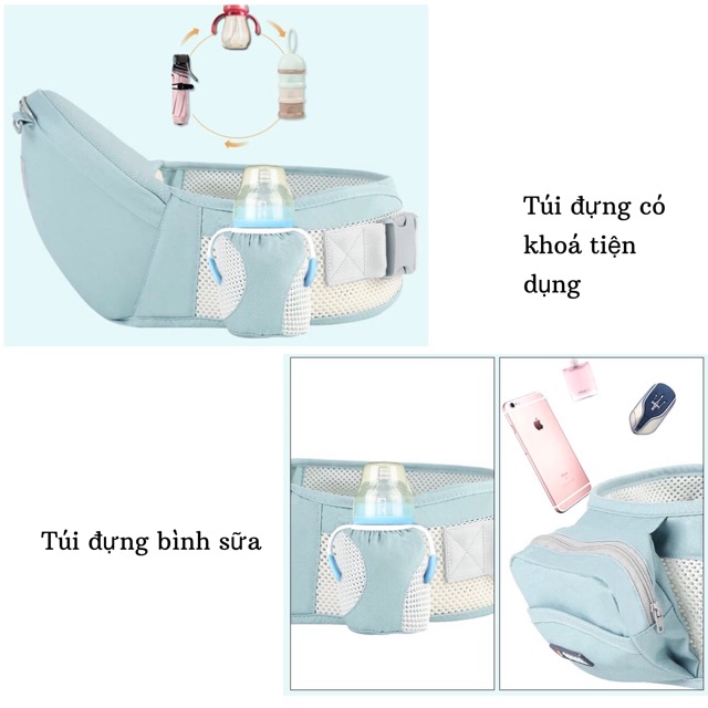 Địu em bé BoDouMama cho bé từ 0-36 tháng tuổi