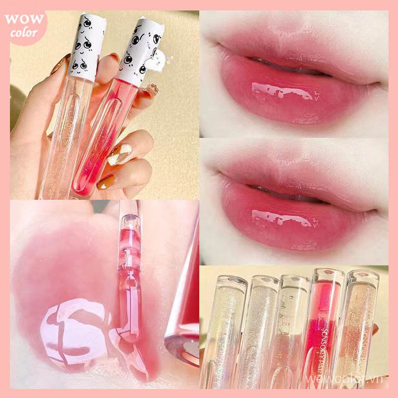 [Hàng mới về] Son bóng SENSORY PARTY dưỡng ẩm nhiều màu tùy chọn thời trang xinh xắn