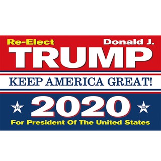 Bộ 3 Cờ Donald Trump 2020