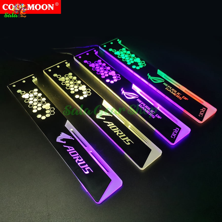Đỡ Card VGA Coolmoon Aorus - Rog Auto LED RGB