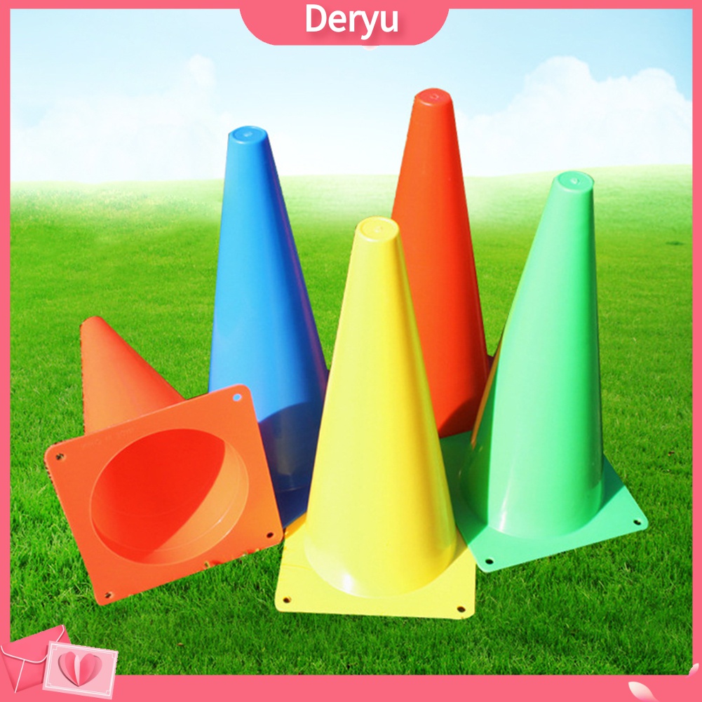 {deryu}| Dụng Cụ Chướng Ngại Vật Bóng Đá 23cm Chống Gió