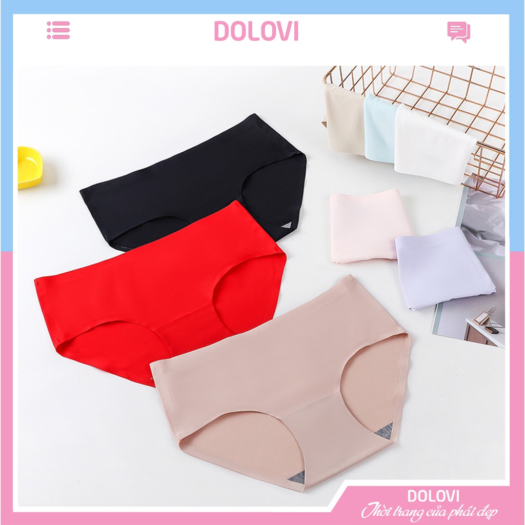 Quần lót nữ đúc su thun lạnh không đường may mềm mại QL02