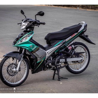 Tem Exciter 135 Lc xanh lá đen Rời
