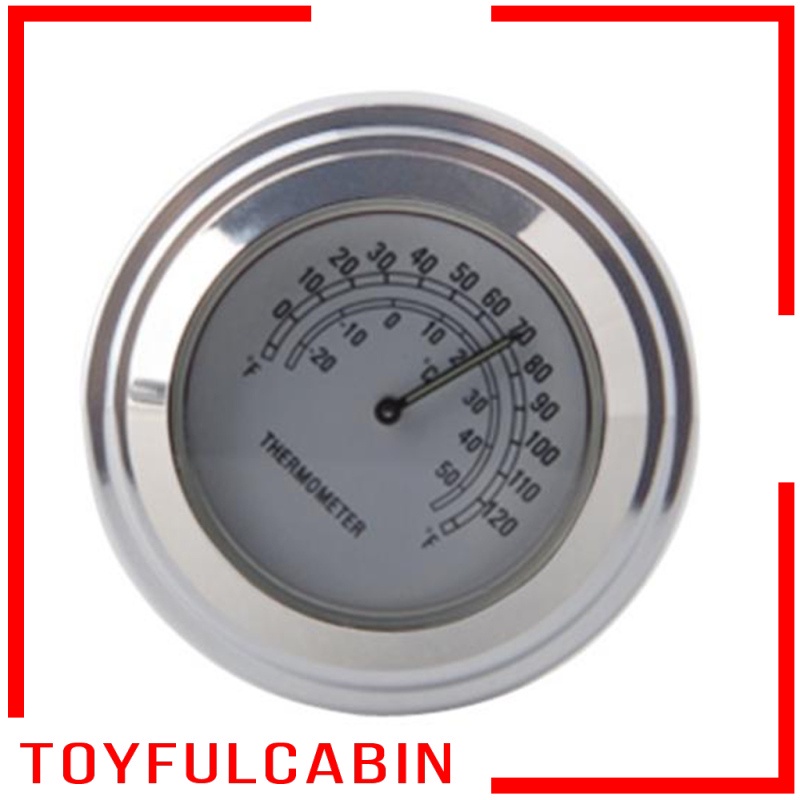 1 Nhiệt Kế Dạ Quang Chống Thấm Nước 7 / 8 &quot;Gắn Tay Lái Xe Máy
