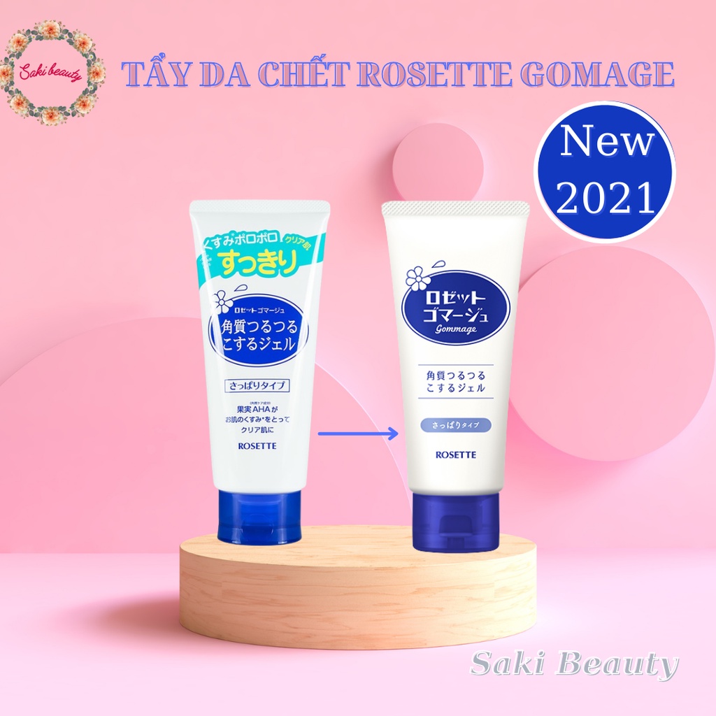 Tẩy Da Chết Rosette - Gel Tẩy Tế Bào Chết  Nhật Bản 120gr