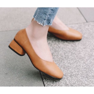 Giày cao gót đế vuông 3p