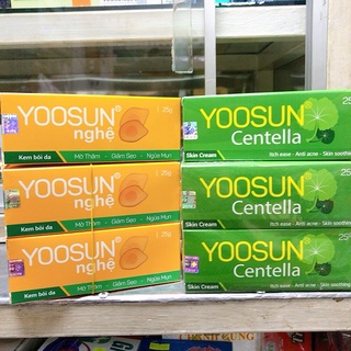 Kem bôi da Yoosun Rau Má, Yoosun Nghệ