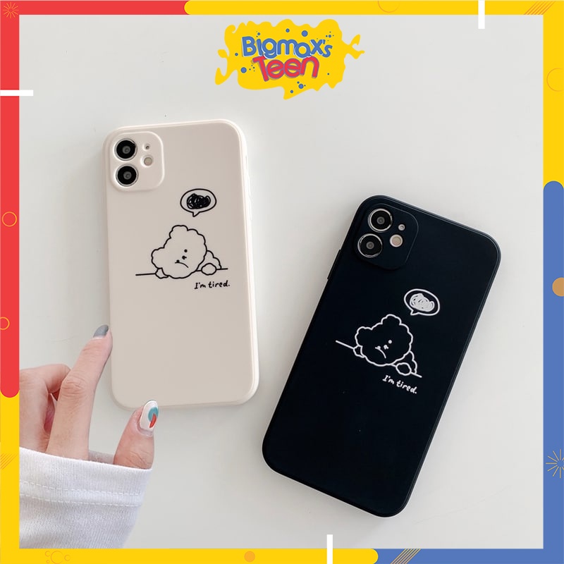 Ốp lưng xiaomi redmi 10/ redmi note 10 /note 8/note 9s/note 7/9A/note 8 pro/8/9/note11/11T/10C/9C/Poco x3 Gấu Tired _6